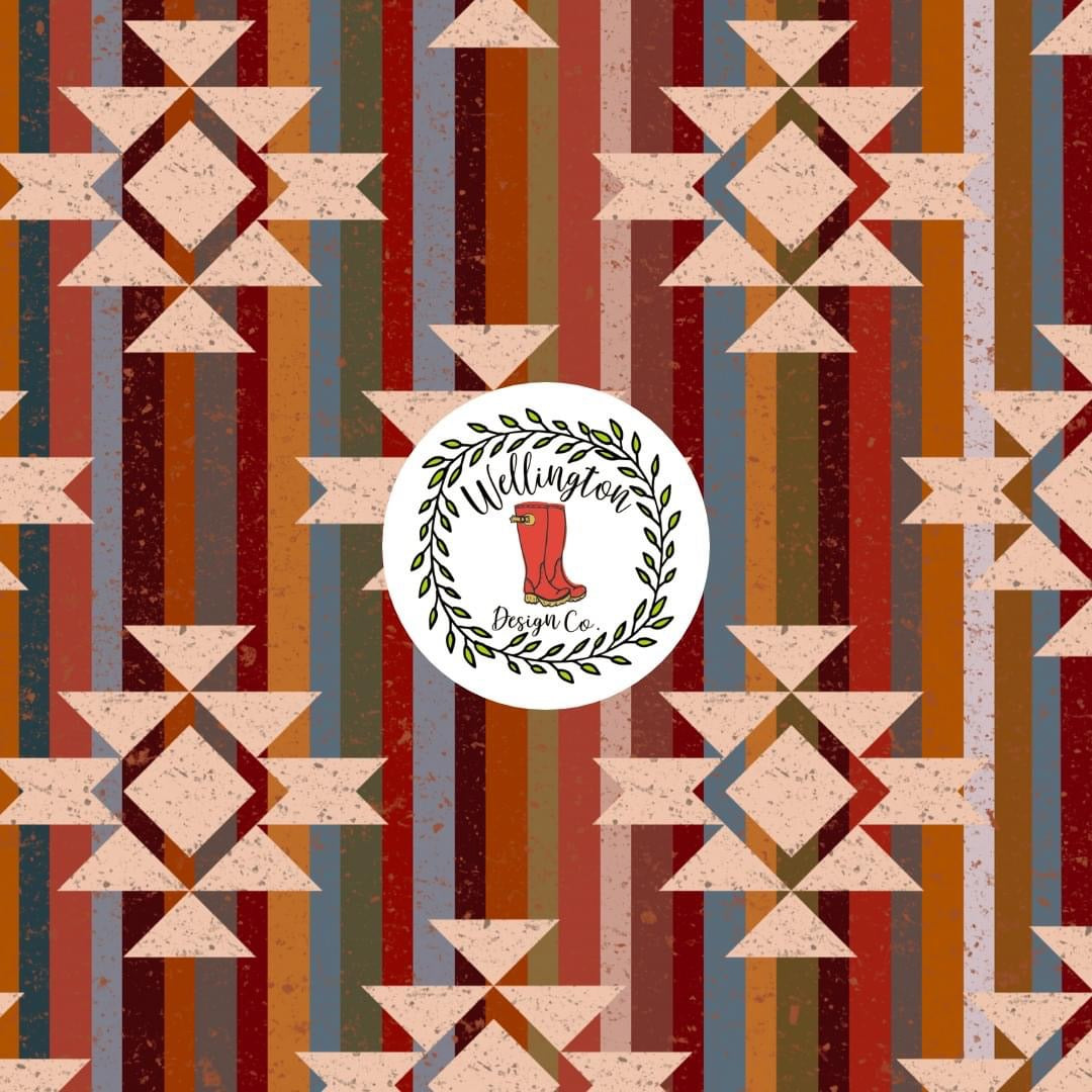 Brown Aztec Skort Set by TwoCan