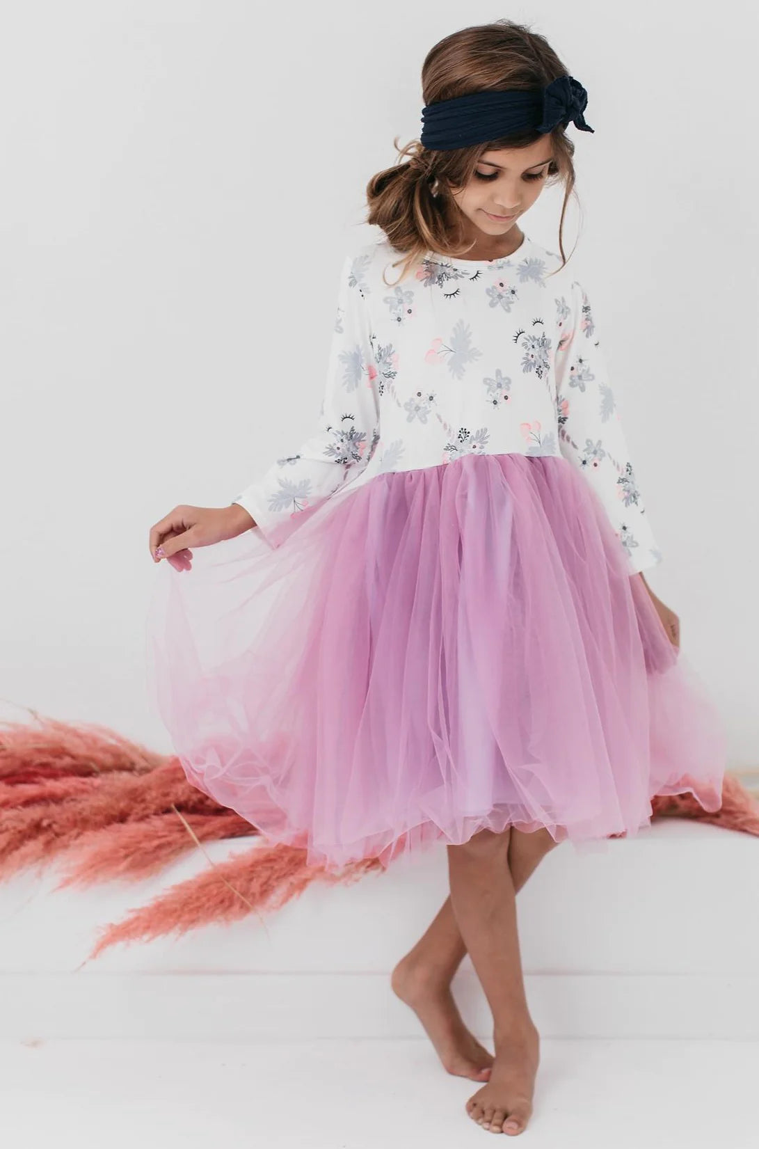 Lilac Unicorn Dream Tulle Dress by Mila & Rose