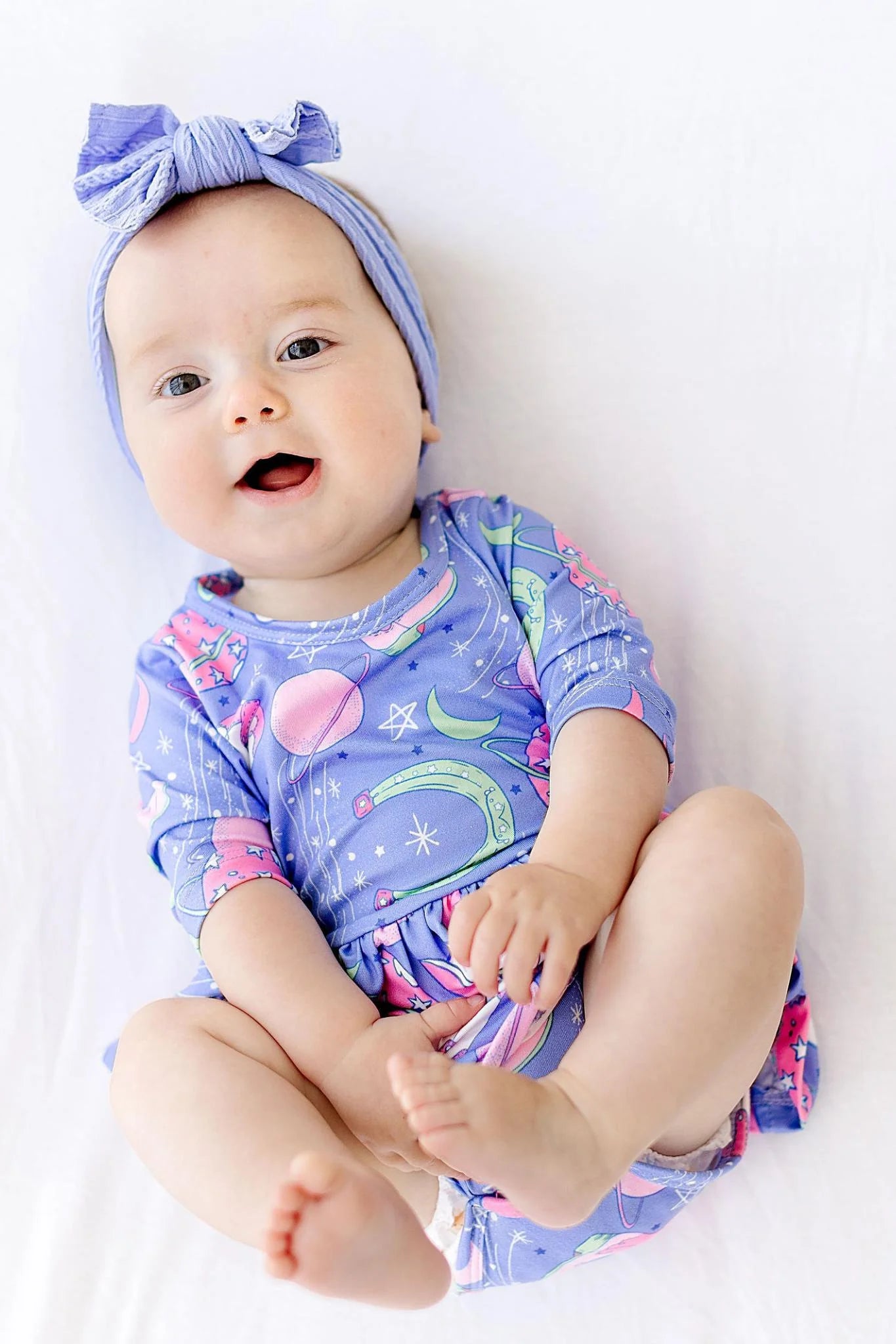 Neon Moon Twirl Bodysuit by Mila & Rose