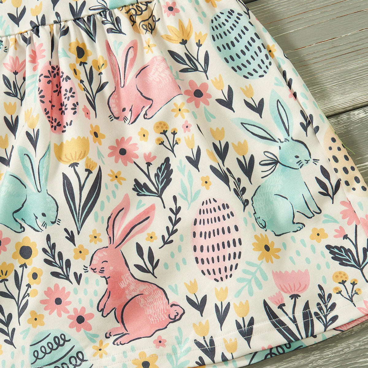 (Preorder) Bunnies in Bloom Pant Set by Pete + Lucy