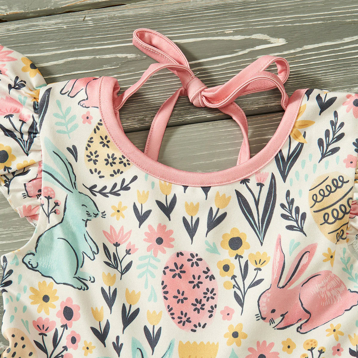 (Preorder) Bunnies in Bloom Dress by Pete + Lucy