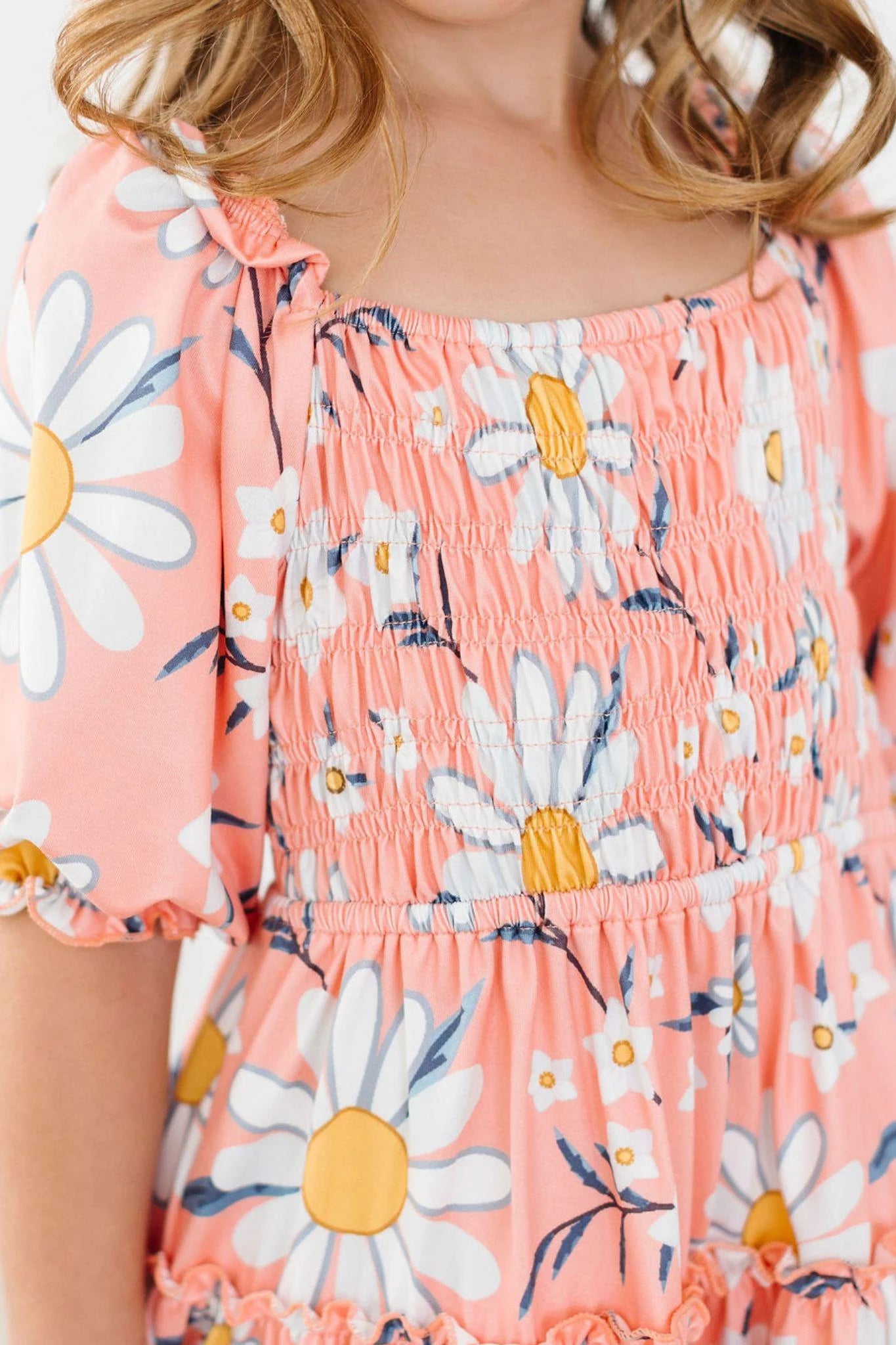 Daisy Darling Smocked Ruffle Dress by Mila & Rose