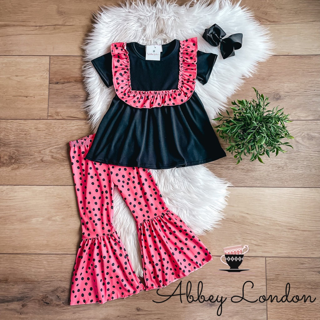 Pink Pant Set by Wellie Kate