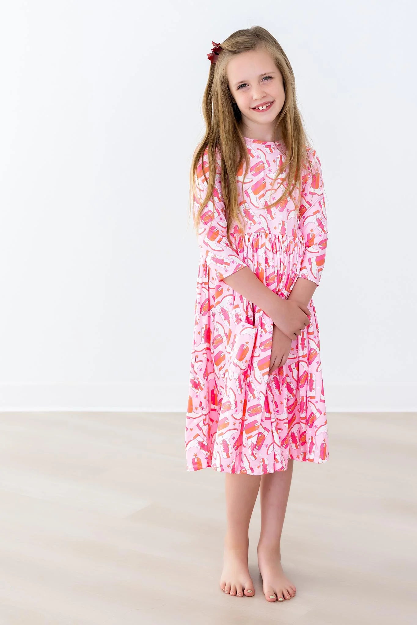 Howdy Pocket Twirl Dress by Mila & Rose