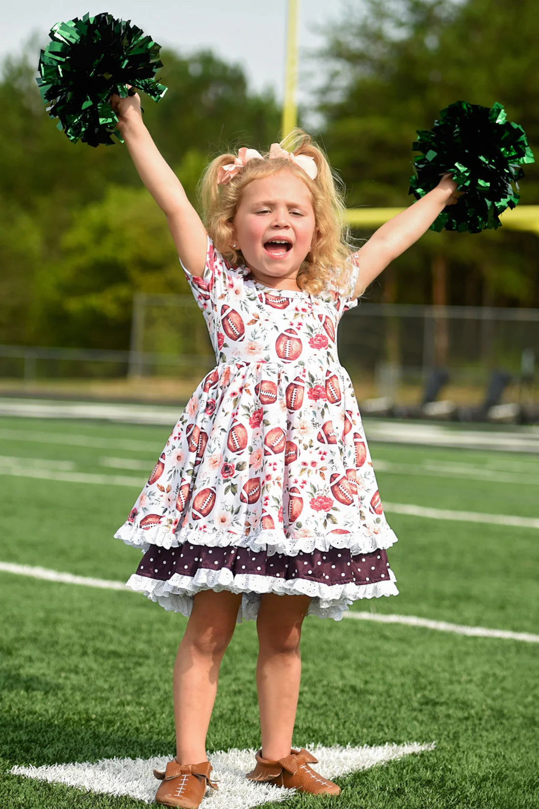 Touchdown Twirl Dress by Eliza Cate