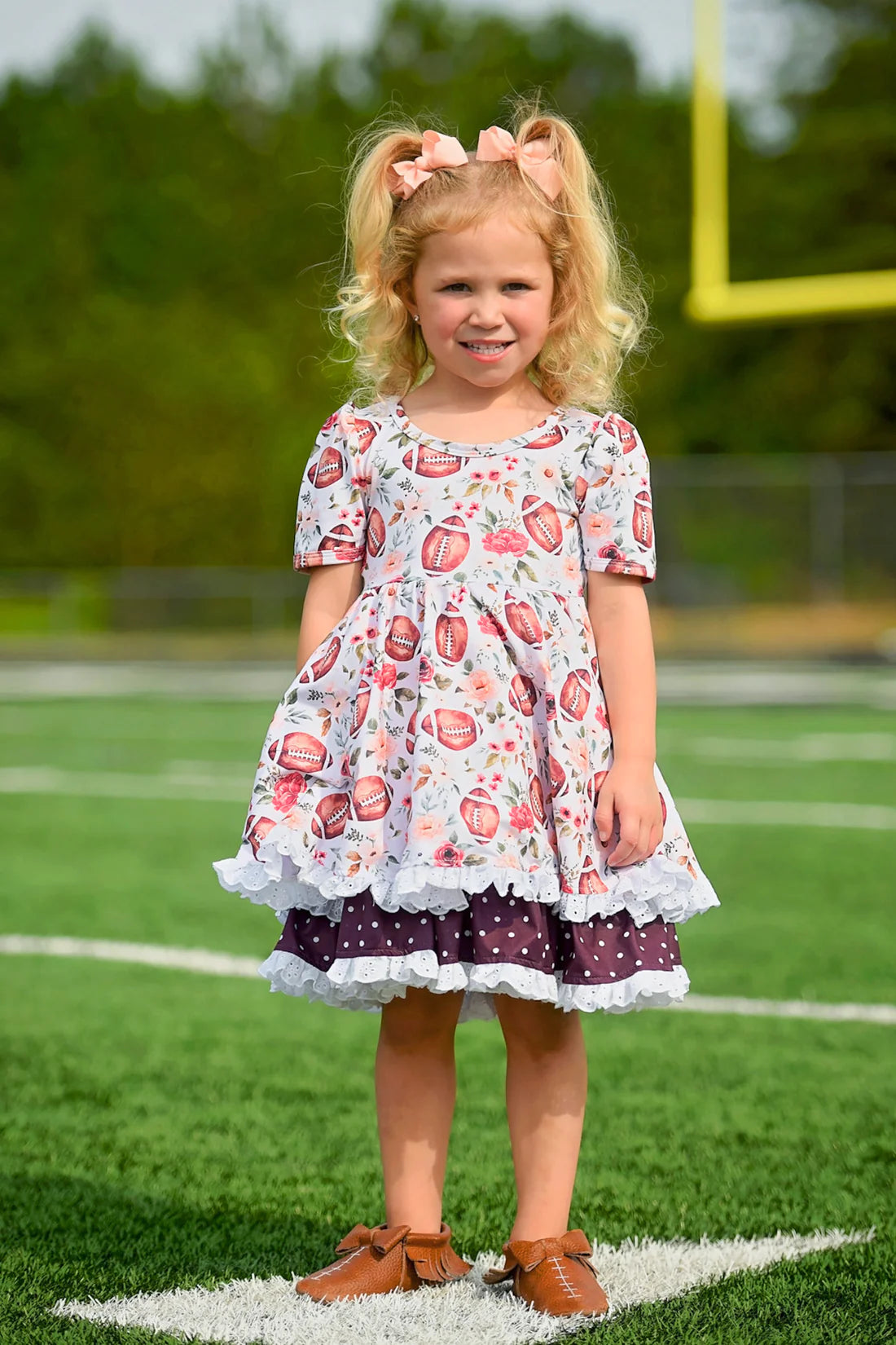 Touchdown Twirl Dress by Eliza Cate