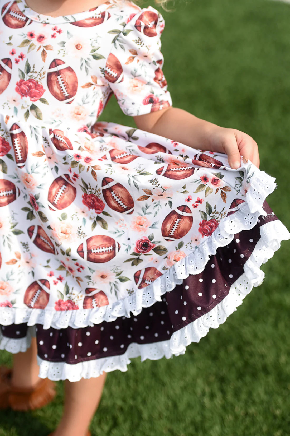Touchdown Twirl Dress by Eliza Cate