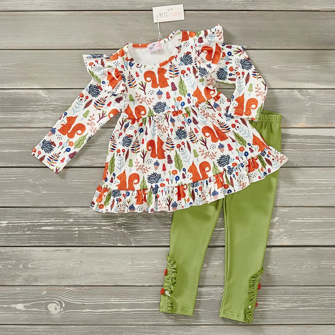 Forest Buddies Pant Set by Pete + Lucy