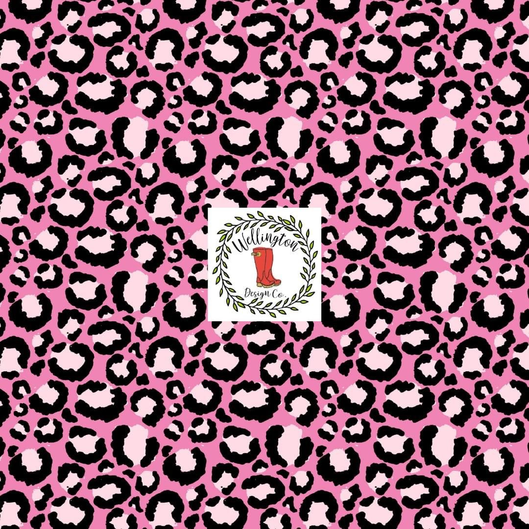 Pink Leopard Shorts Set by Wellie Kate