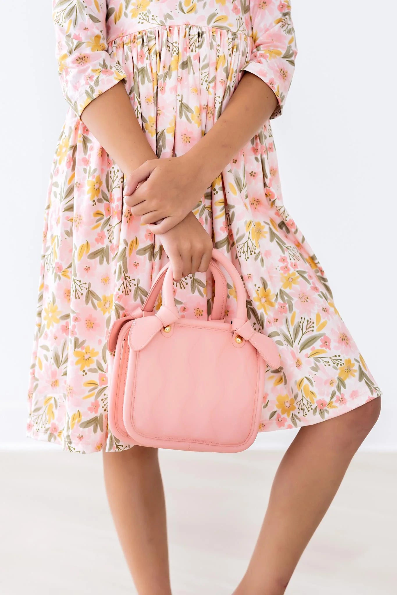 Pretty Peachy Twirl Dress by Mila & Rose