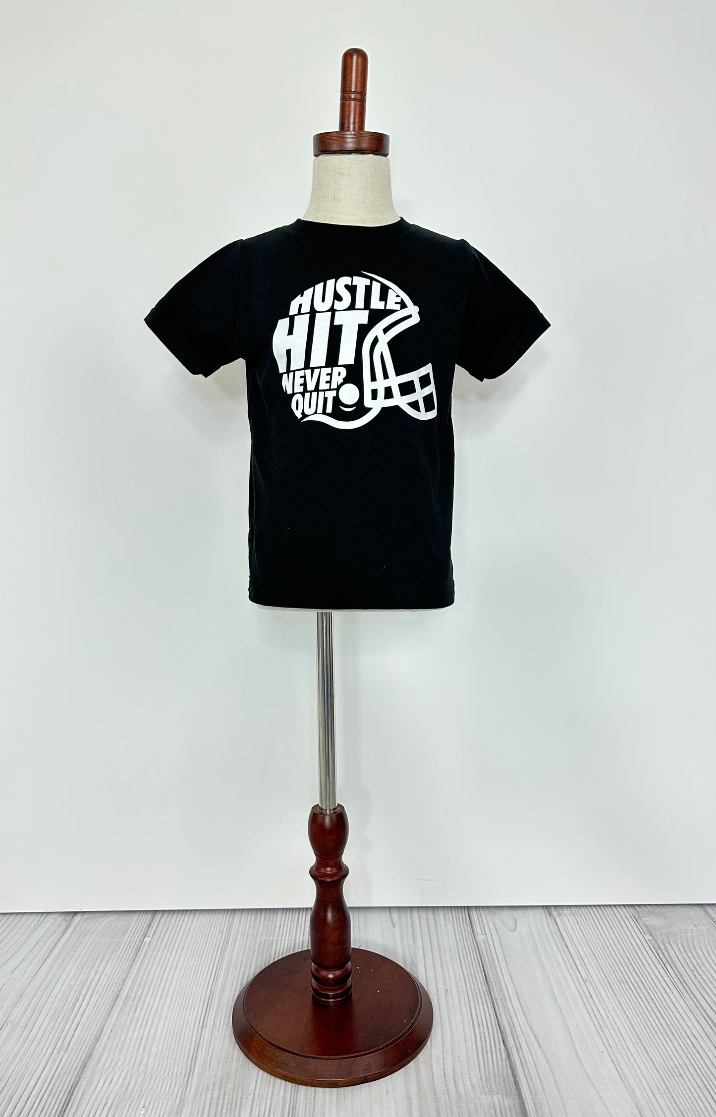 Hustle Kid (Black) T-Shirt by Clover Cottage