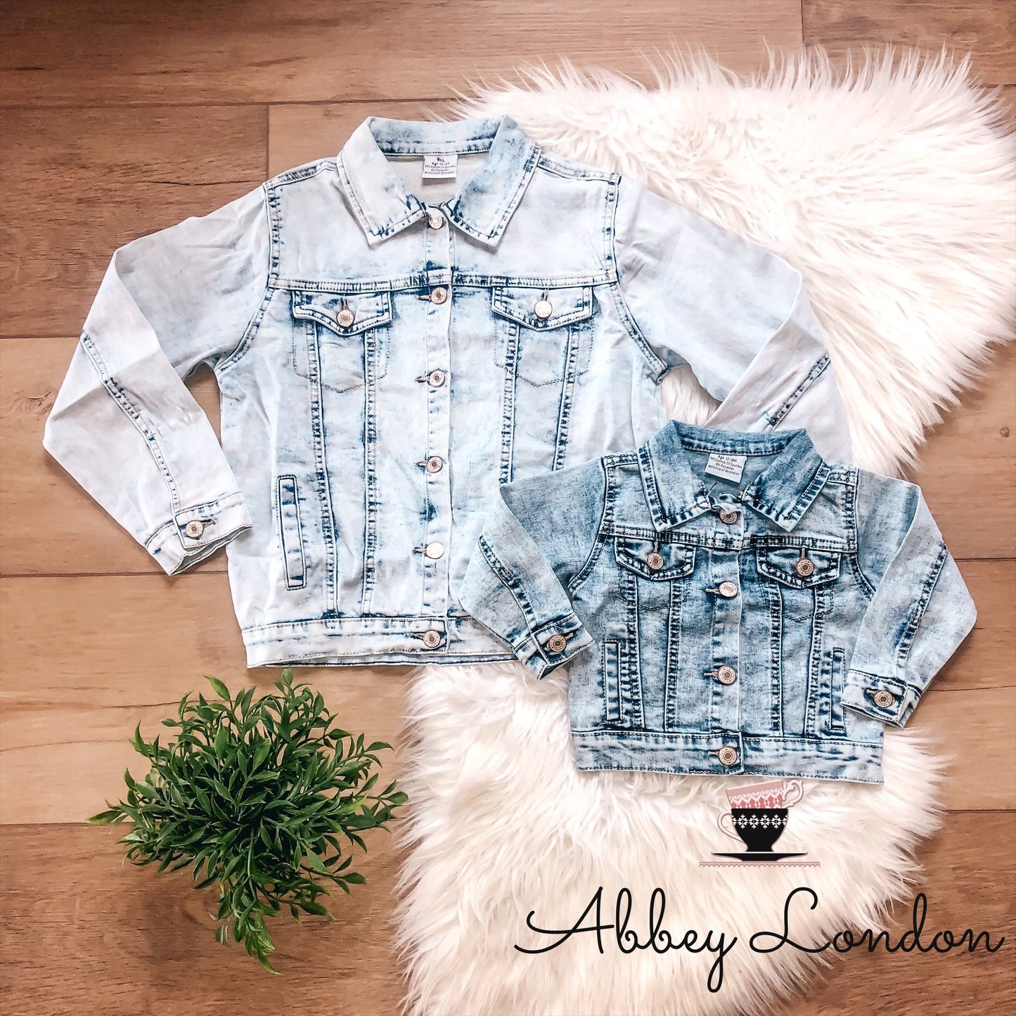 Acid Washed Denim Jacket from Wellington