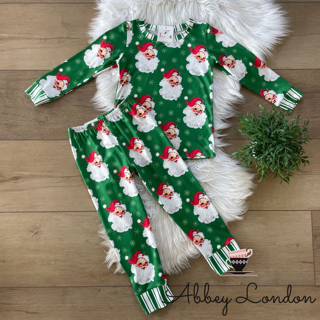 Vintage Santa (Green) Set by TwoCan