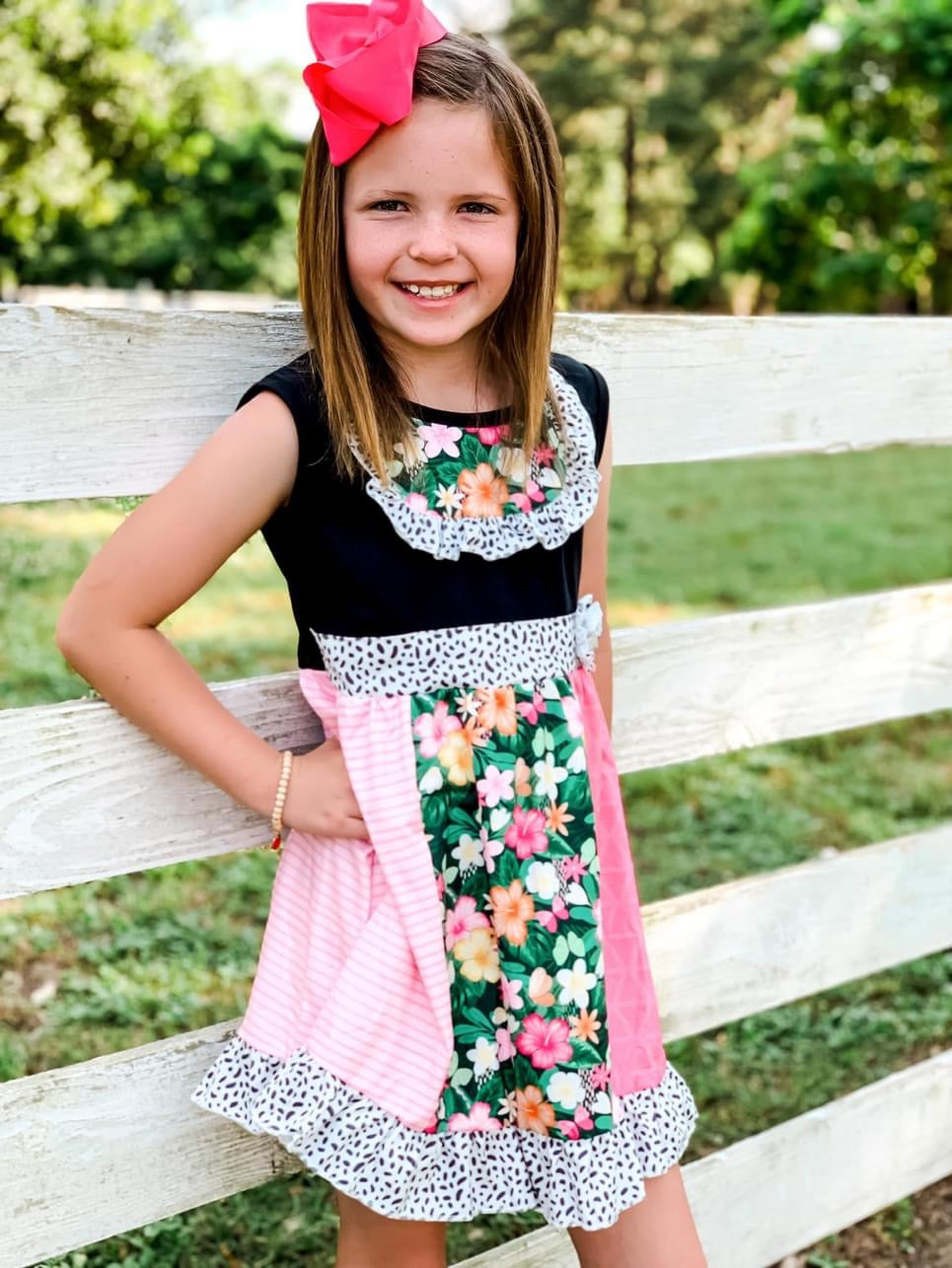 Island Blossoms Dress by Wellie Kate