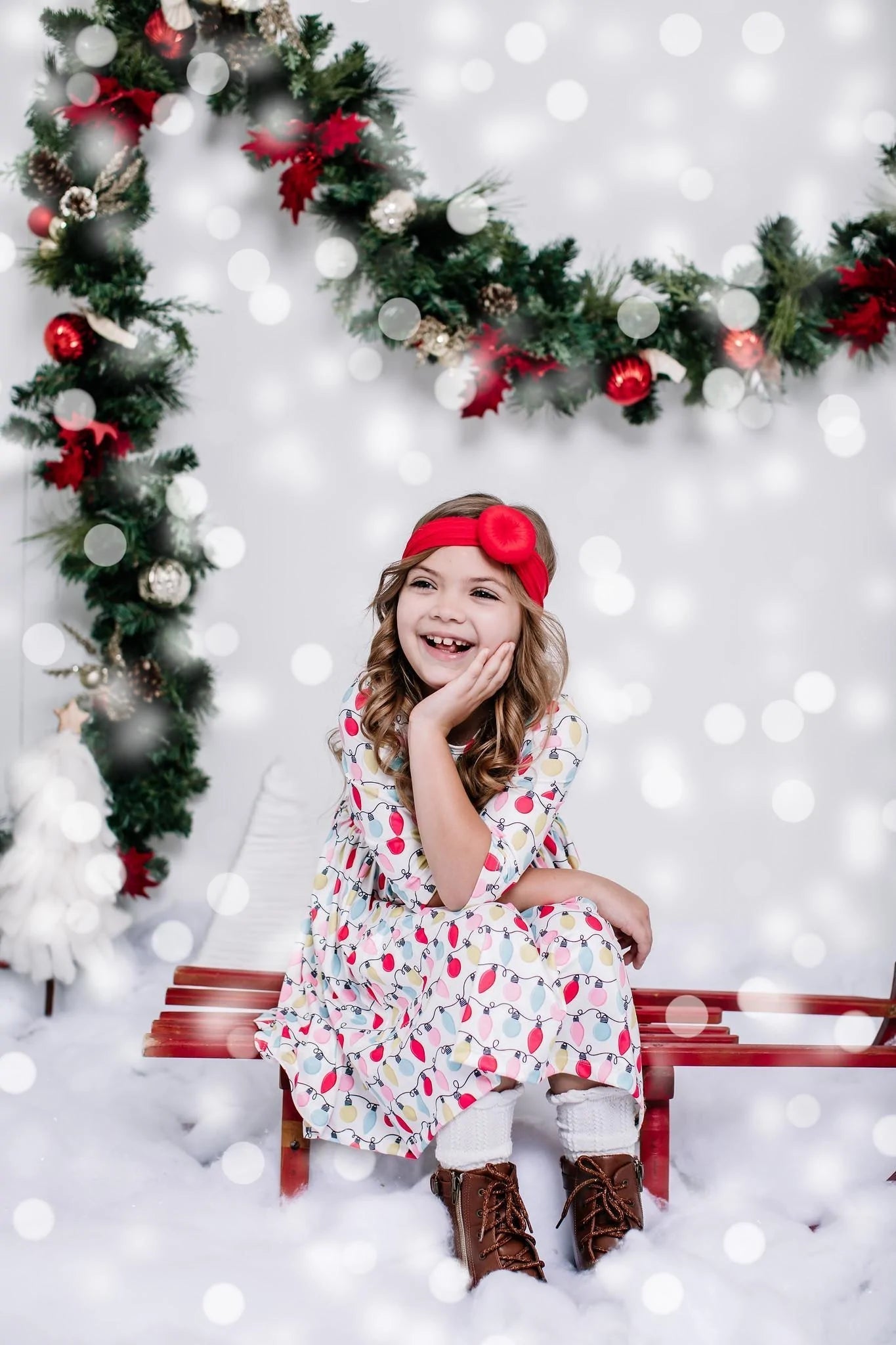 Merry & Bright 3/4 Sleeve Pocket Twirl Dress by Mila & Rose