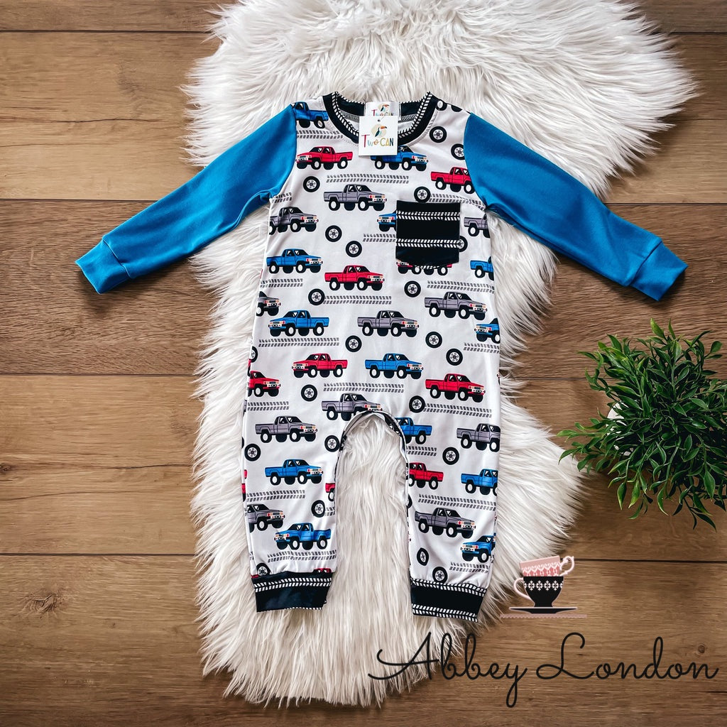 Trucks Infant Romper by TwoCan