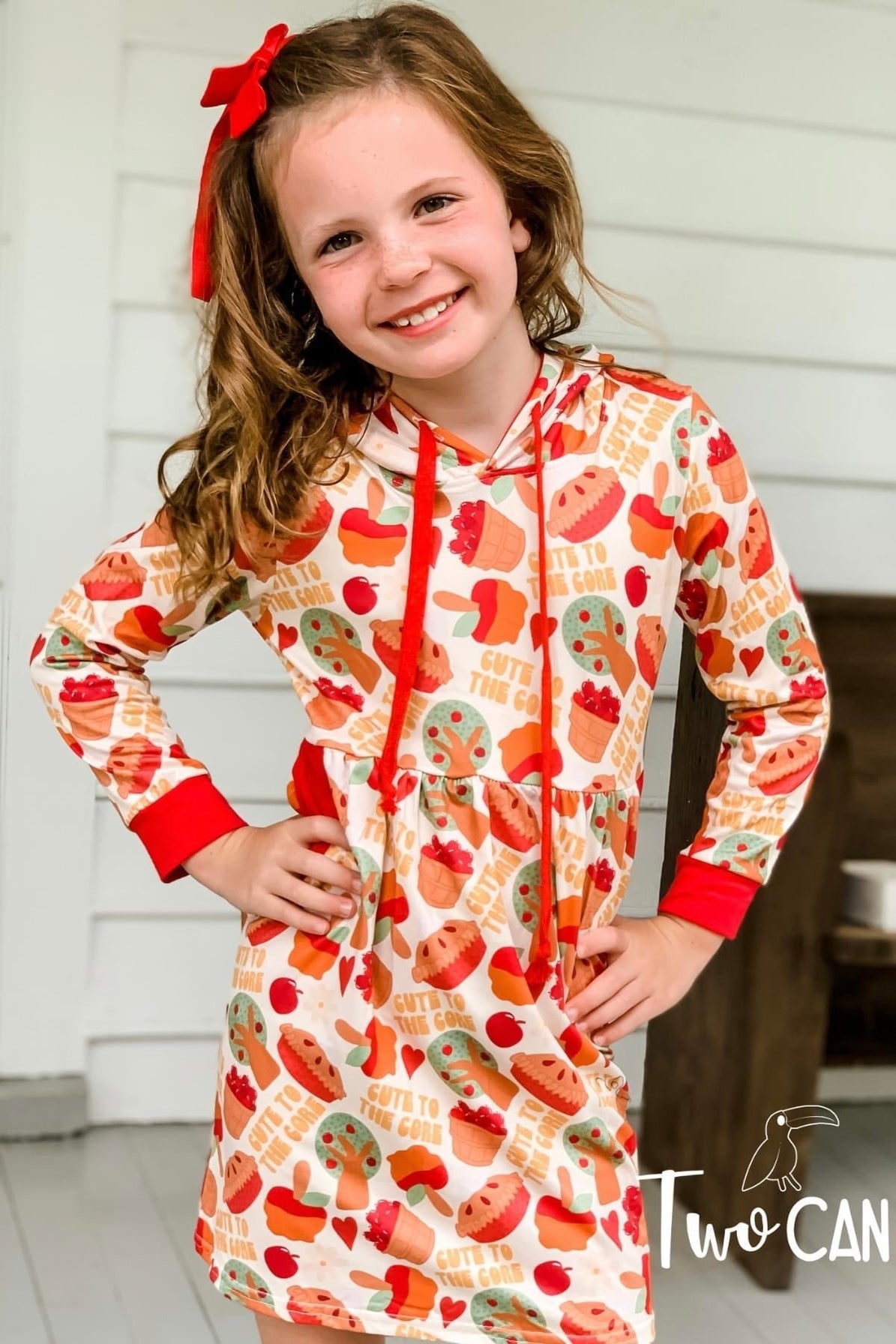 Cute to the Core Hooded Dress by TwoCan