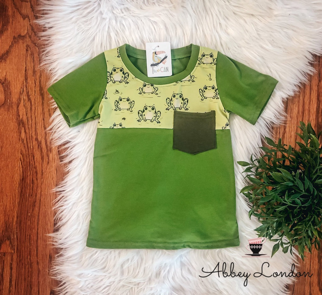 Ribbit Pocket Tee by TwoCan