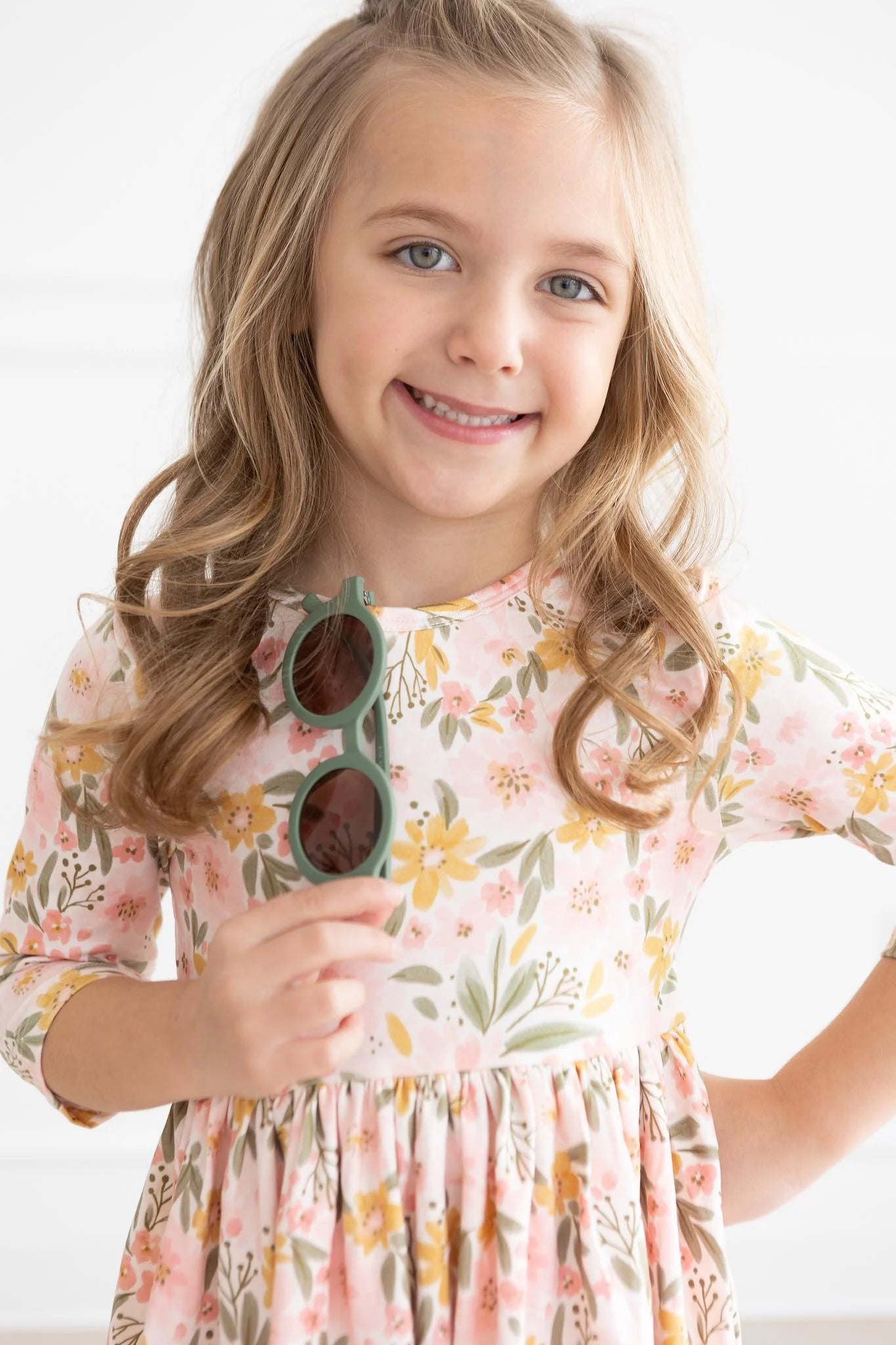 Pretty Peachy Twirl Dress by Mila & Rose