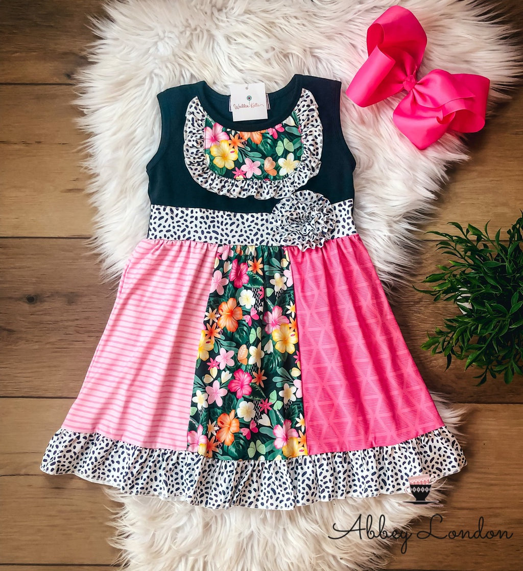 Island Blossoms Dress by Wellie Kate