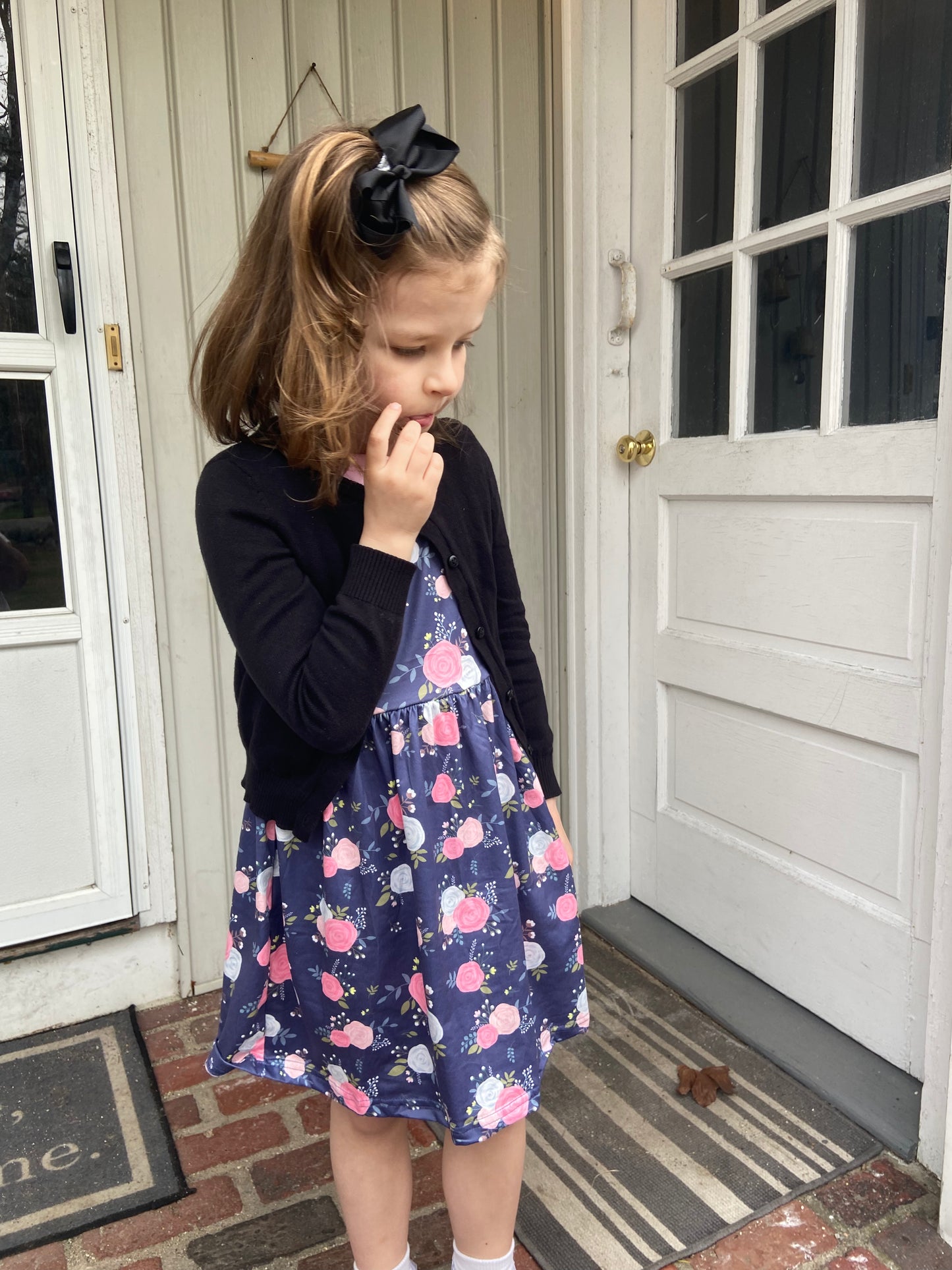 Moody Floral Dress