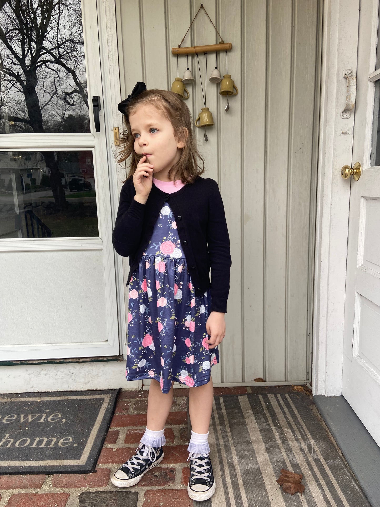 Moody Floral Dress