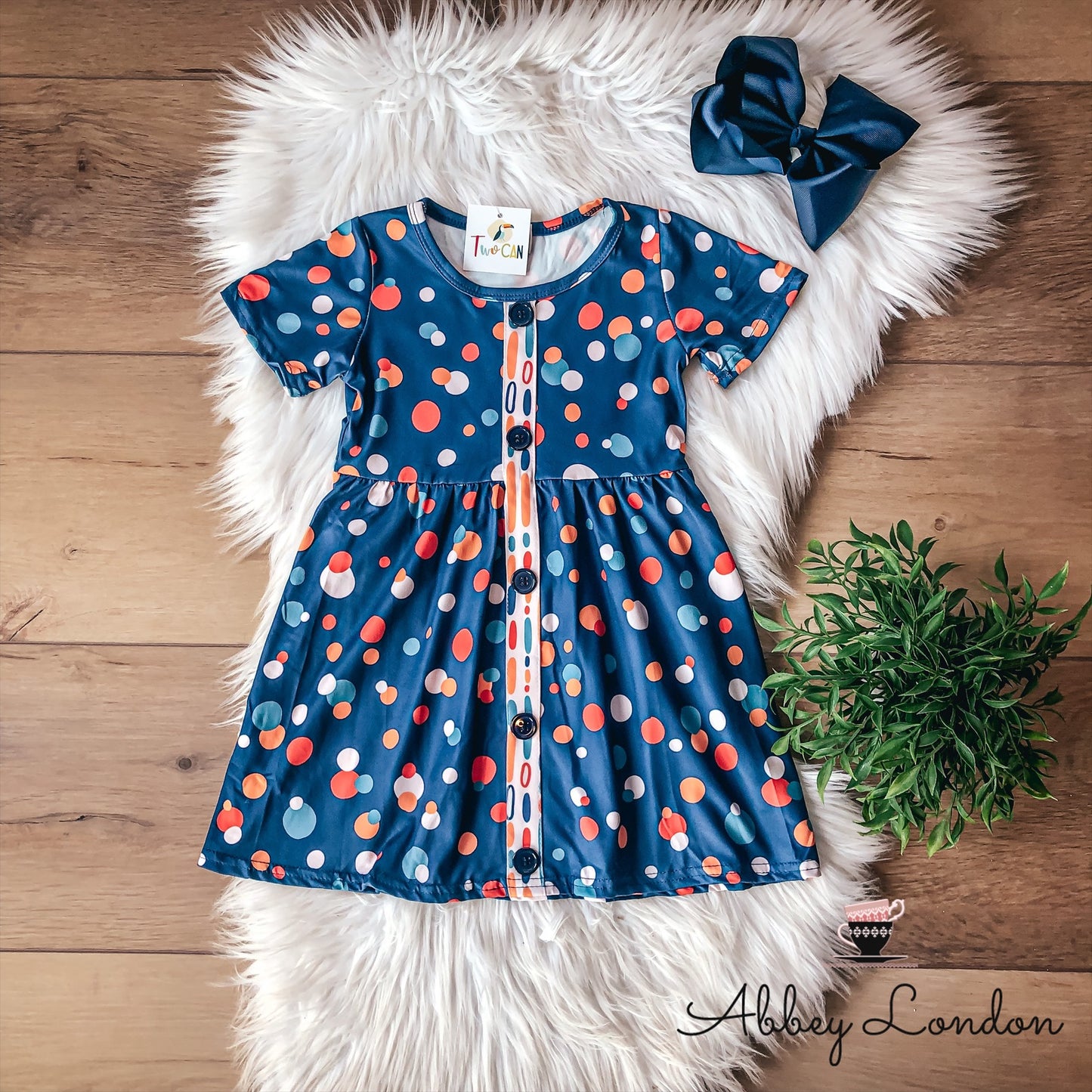 Bubble Dots Dress by TwoCan
