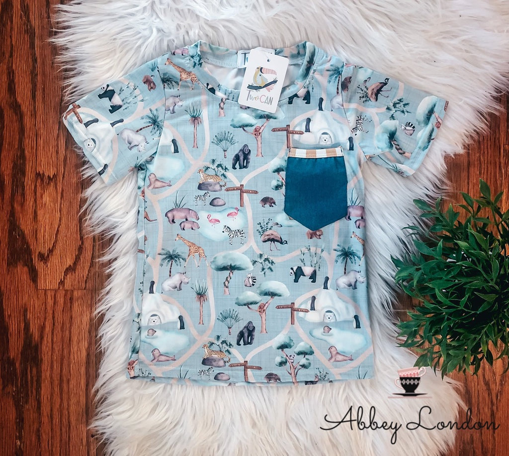 Zooin’ It Pocket Tee by TwoCan