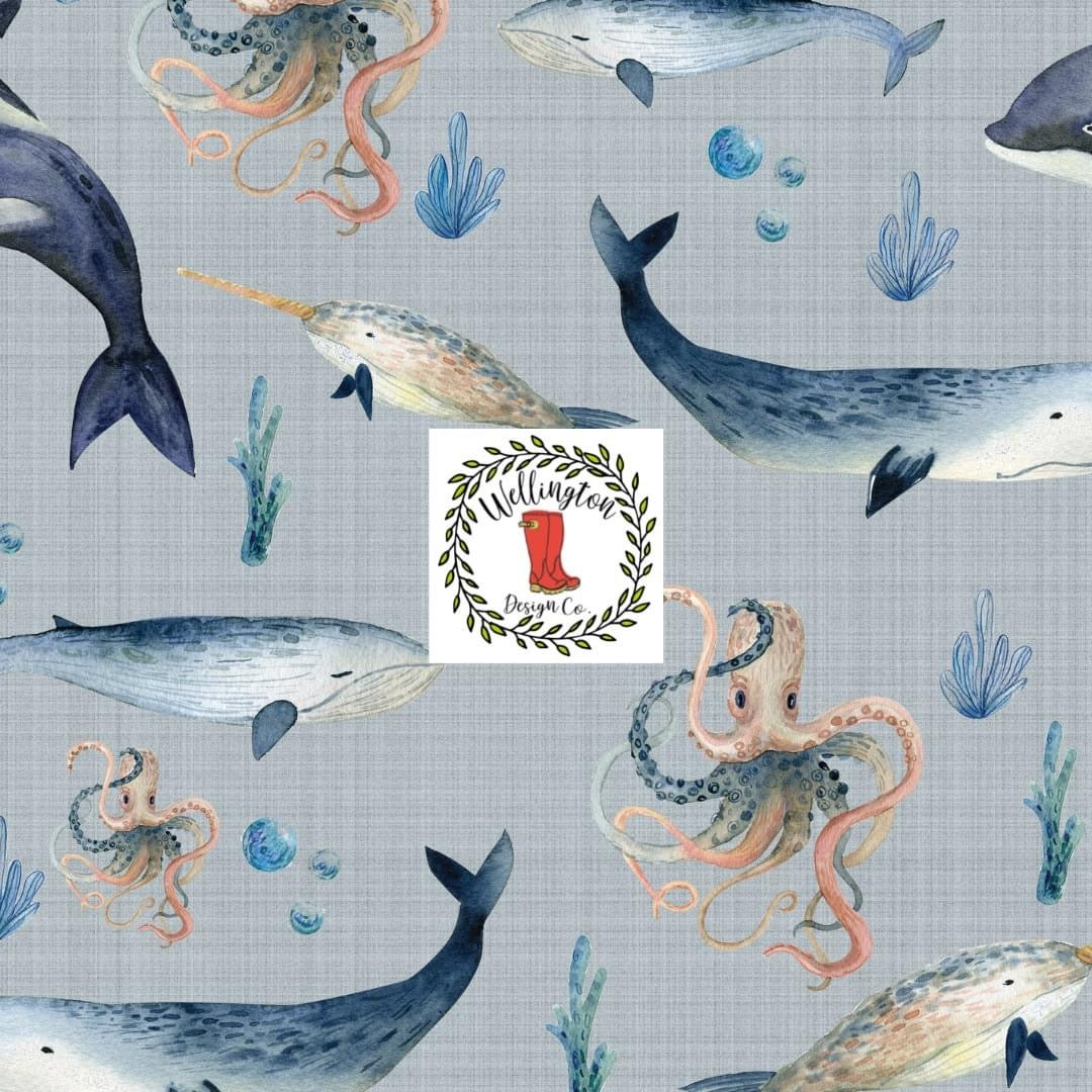 Whale of a Tale Short Set by TwoCan