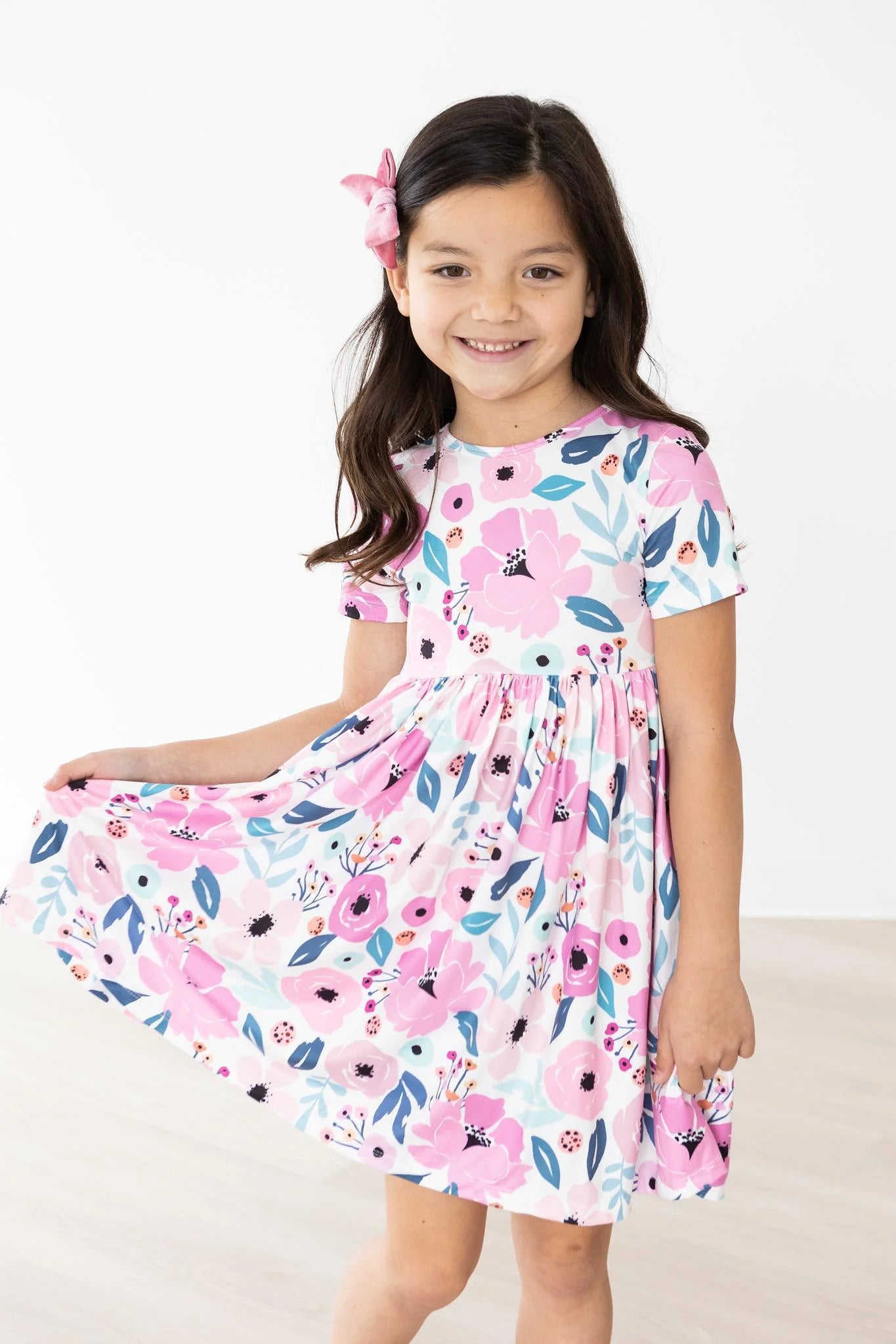 Pretty in Purple Twirl Dress by Mila & Rose
