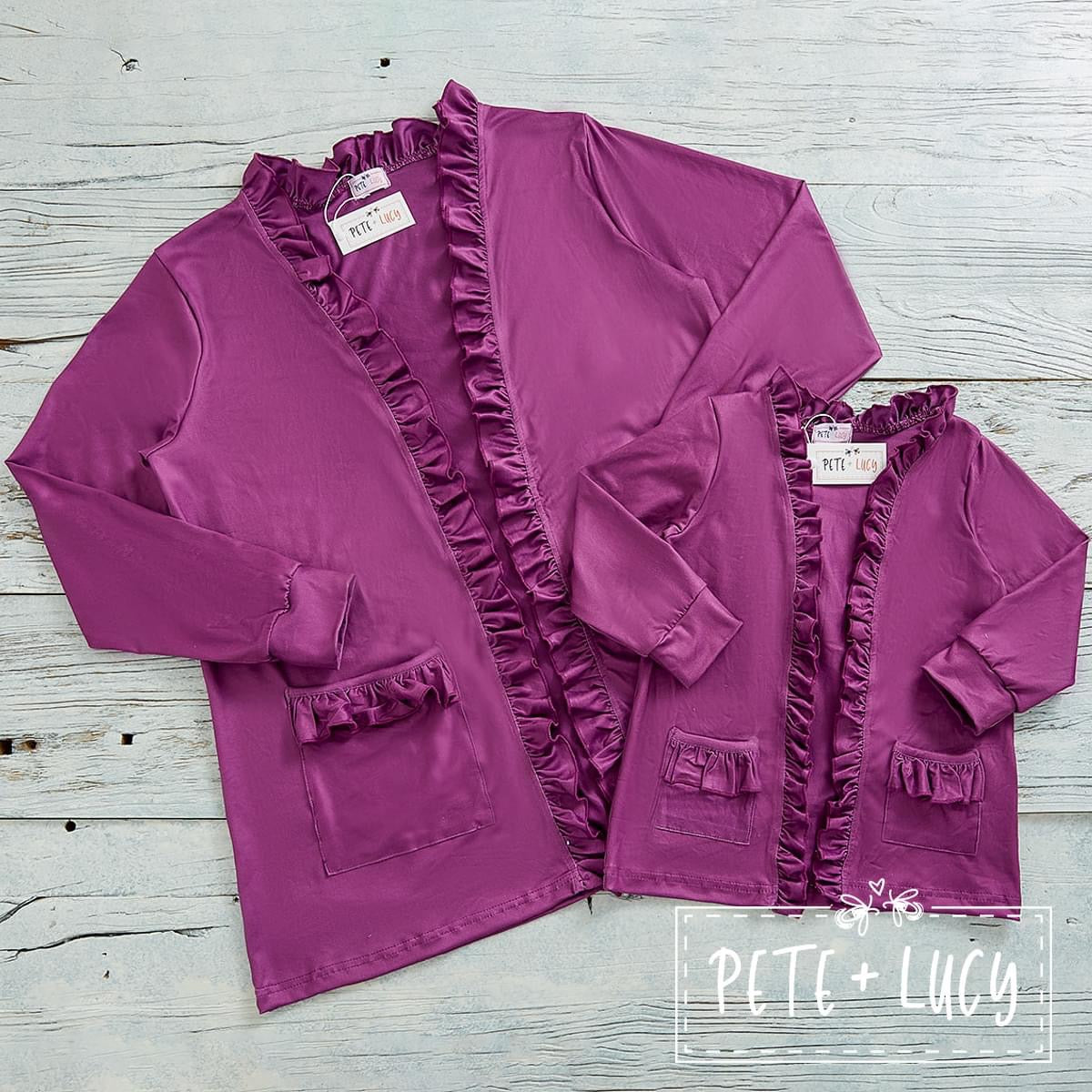 Ruffled Kids’ “Milk Silk” Cardigans by Pete + Lucy