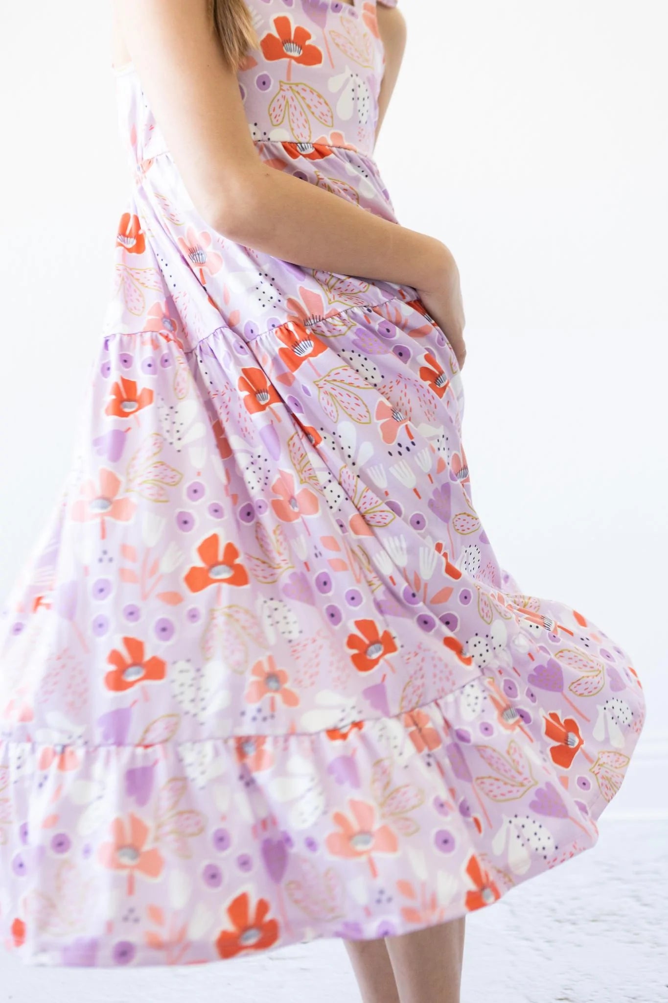 Do Your Thing Spring Ruffle Maxi Dress by Mila & Rose