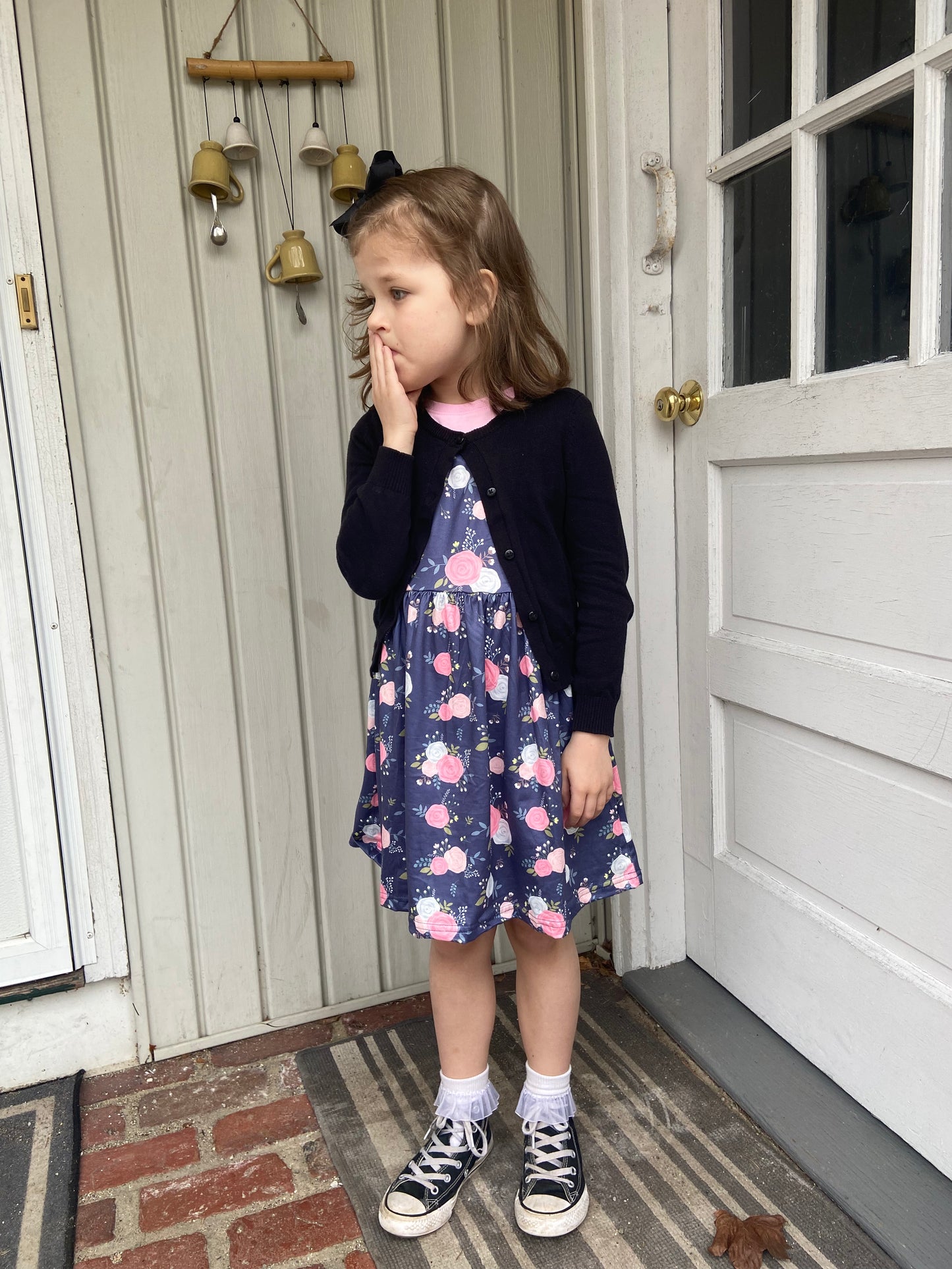 Moody Floral Dress