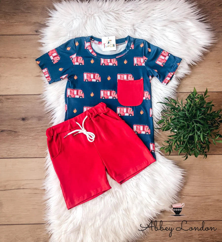 Sound the Alarm Shorts Set by TwoCan