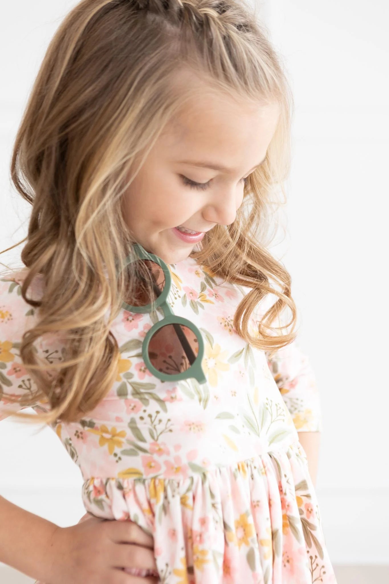 Pretty Peachy Twirl Dress by Mila & Rose