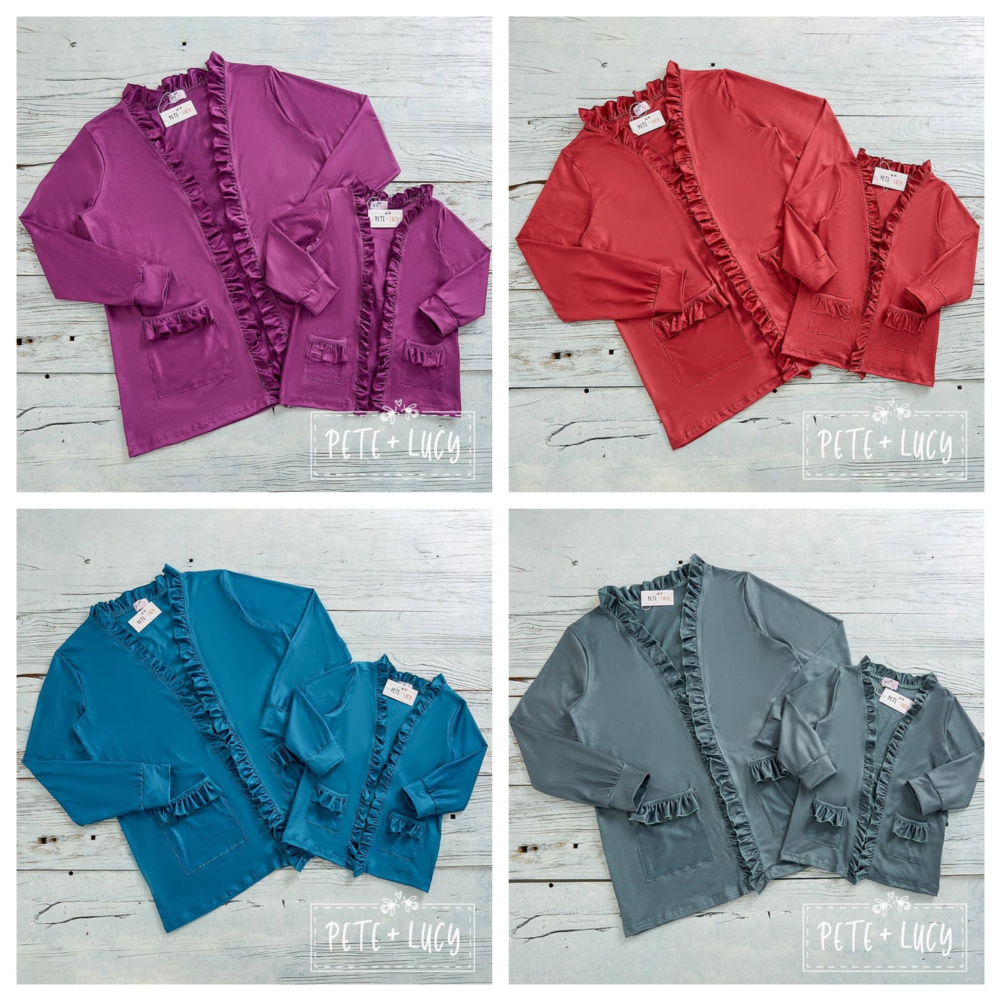 Ruffled Kids’ “Milk Silk” Cardigans by Pete + Lucy