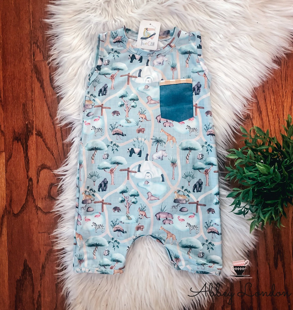 Zooin’ It Infant Romper by TwoCan