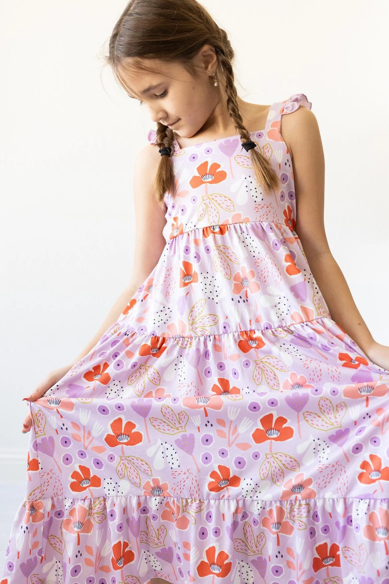Do Your Thing Spring Ruffle Maxi Dress by Mila & Rose
