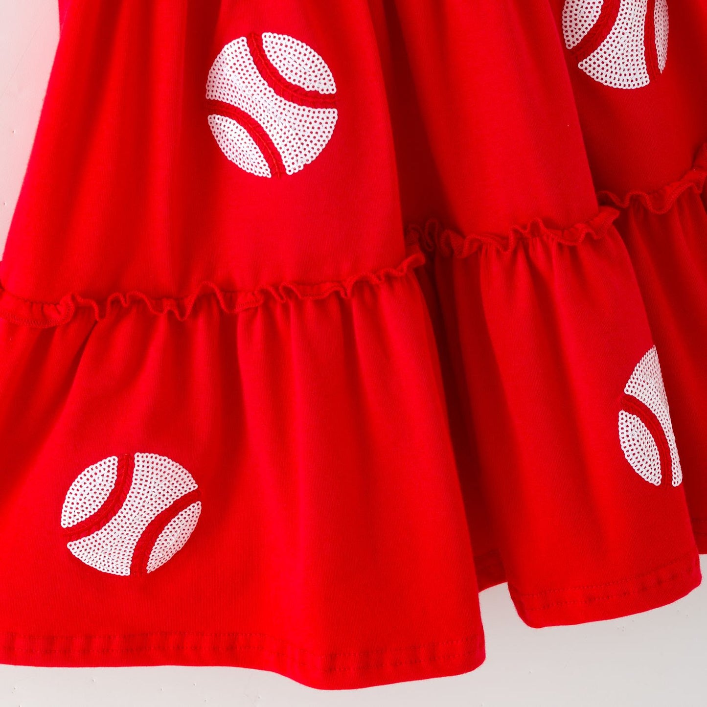 Baseball Sequin Dress by Clover Cottage
