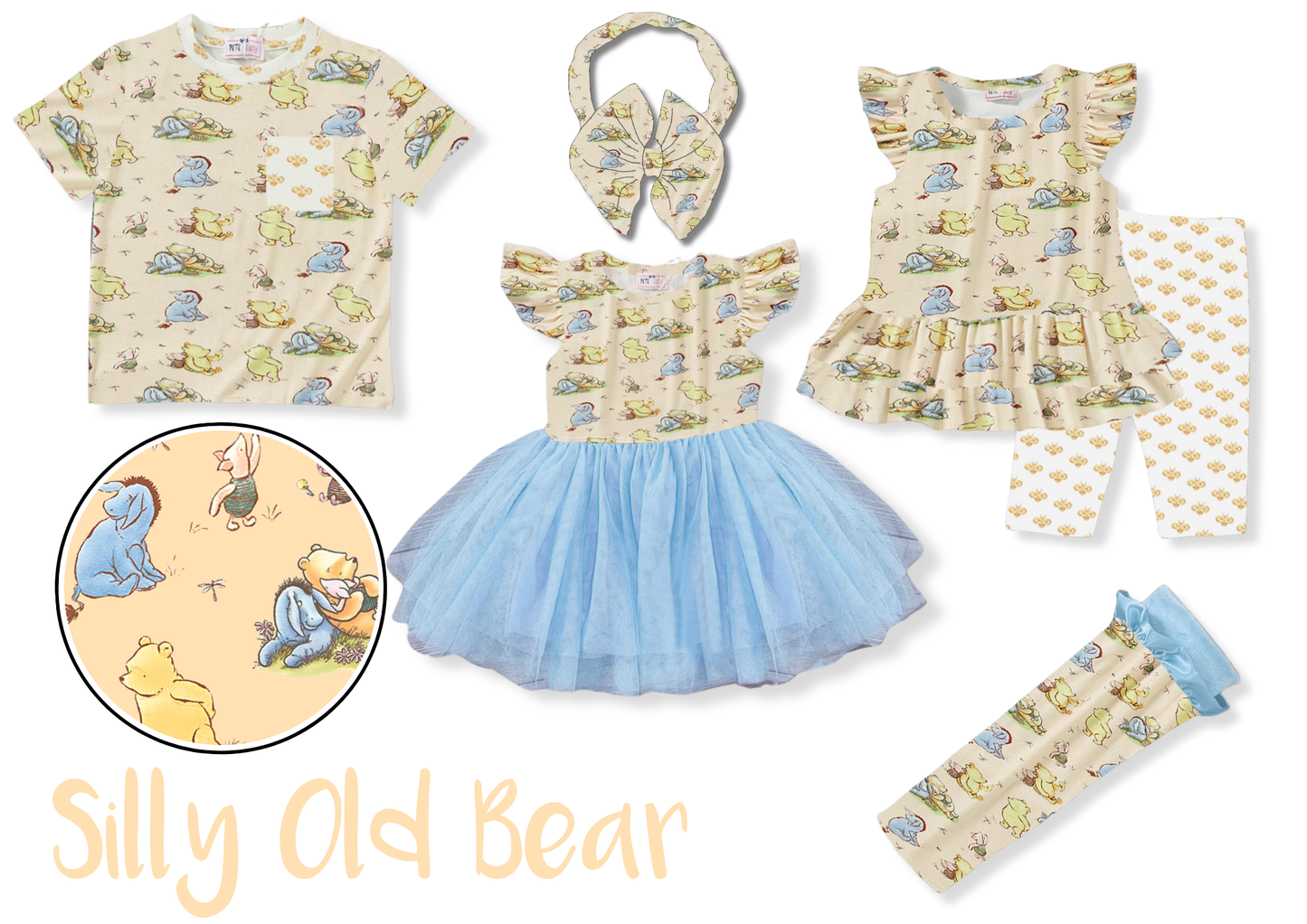 (Preorder) Silly Old Bear Boy’s Loungewear Set by Pete + Lucy