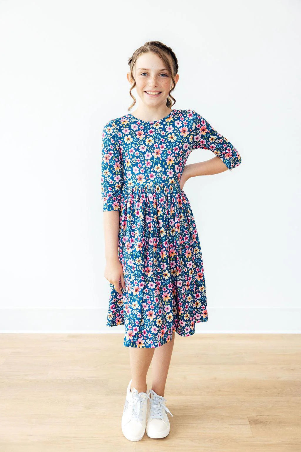 Rainforest Blooms Twirl Dress by Mila & Rose