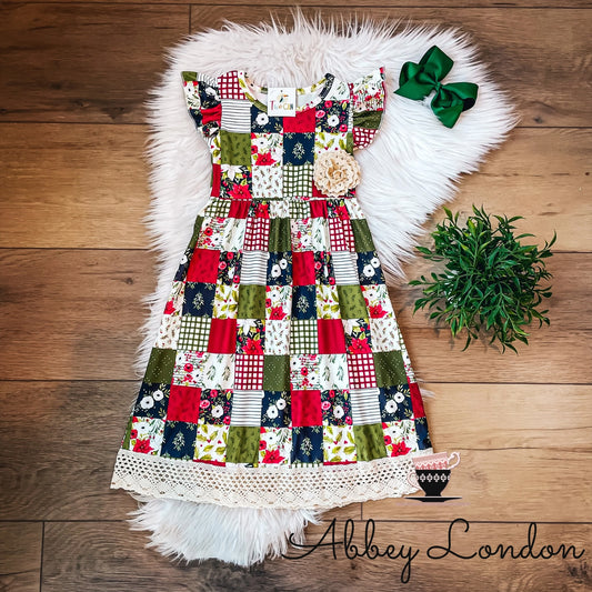 Christmas Patchwork Dress by TwoCan