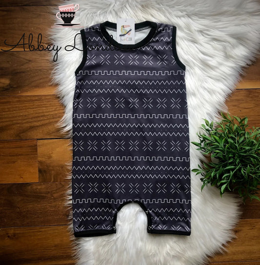 Tribal Vibes Tank Infant Romper by TwoCan