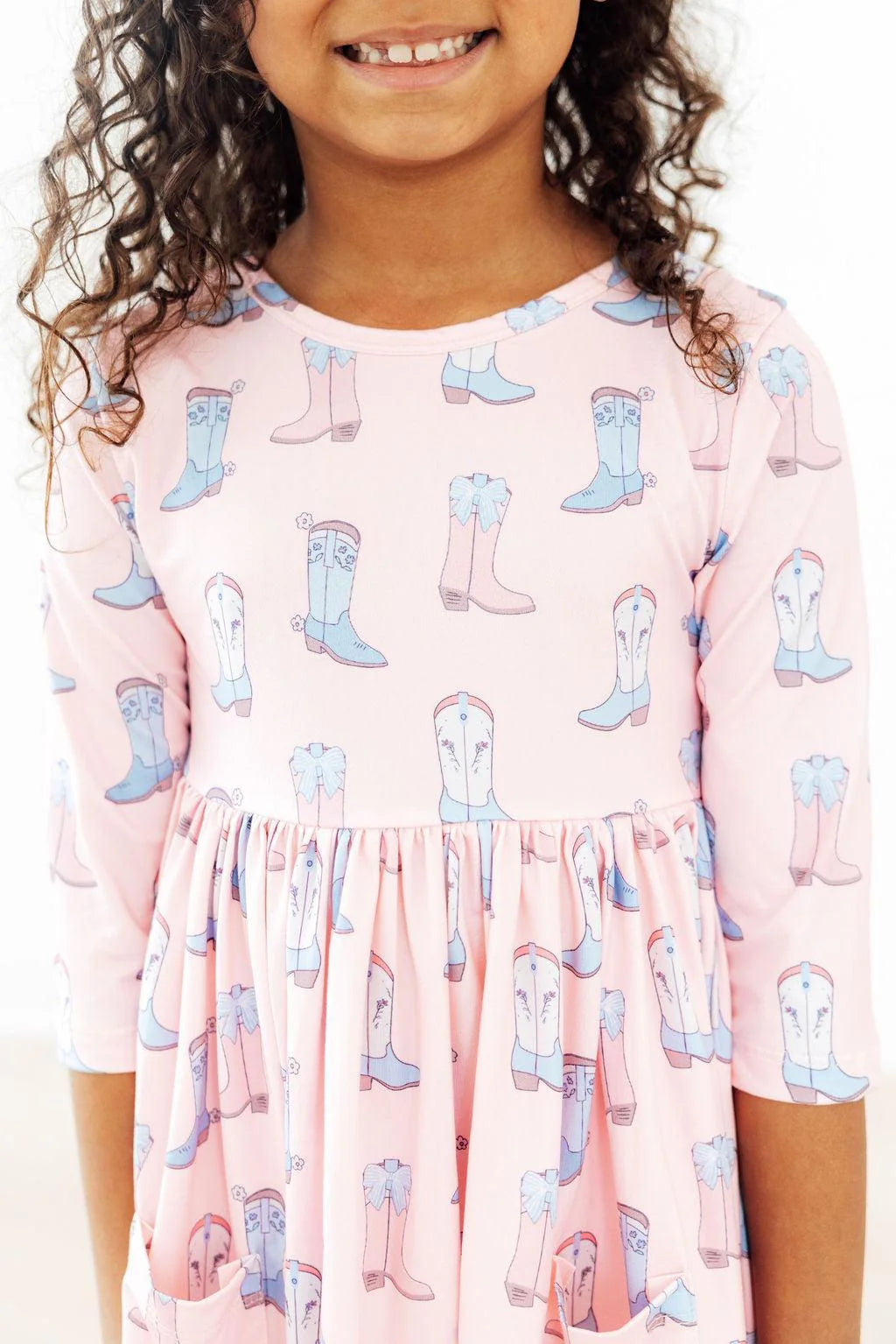 Ribbons & Rodeos Pocket Twirl Dress by Mila & Rose