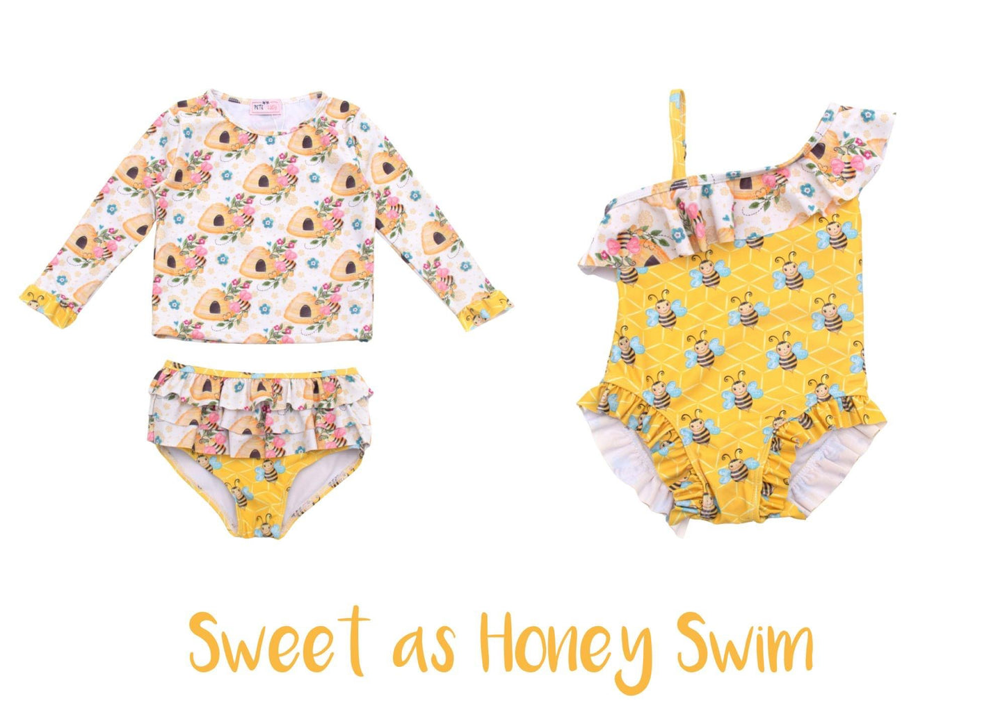 Sweet As Honey One Piece Swim