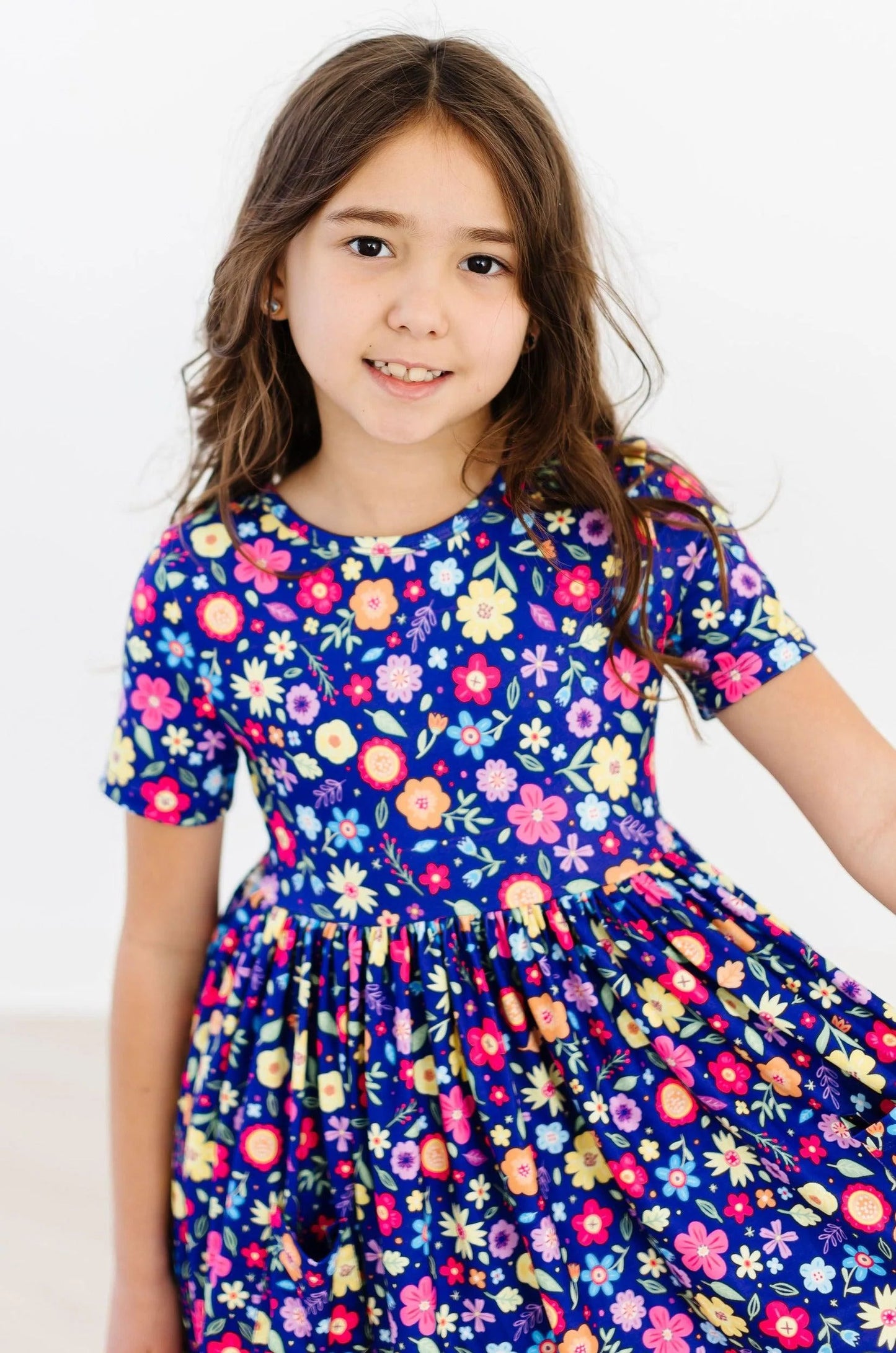 Pick a Posy Pocket Twirl Dress by Mila & Rose