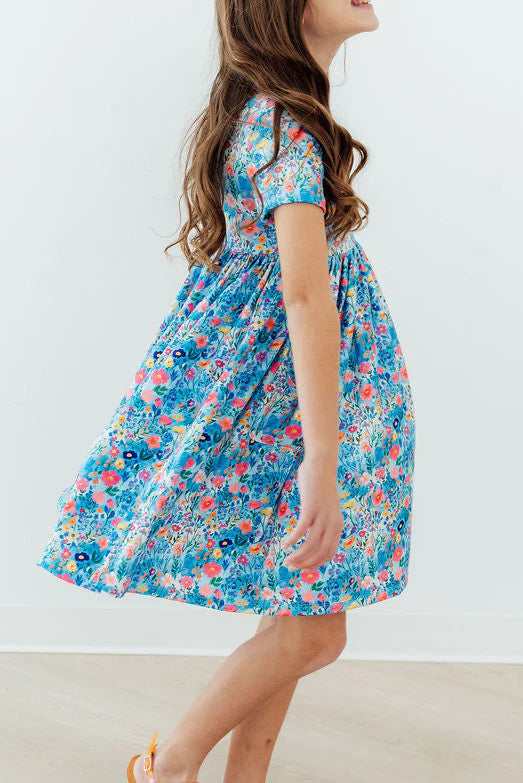 Blooming in Wonderland Pocket Twirl Dress by Mila & Rose