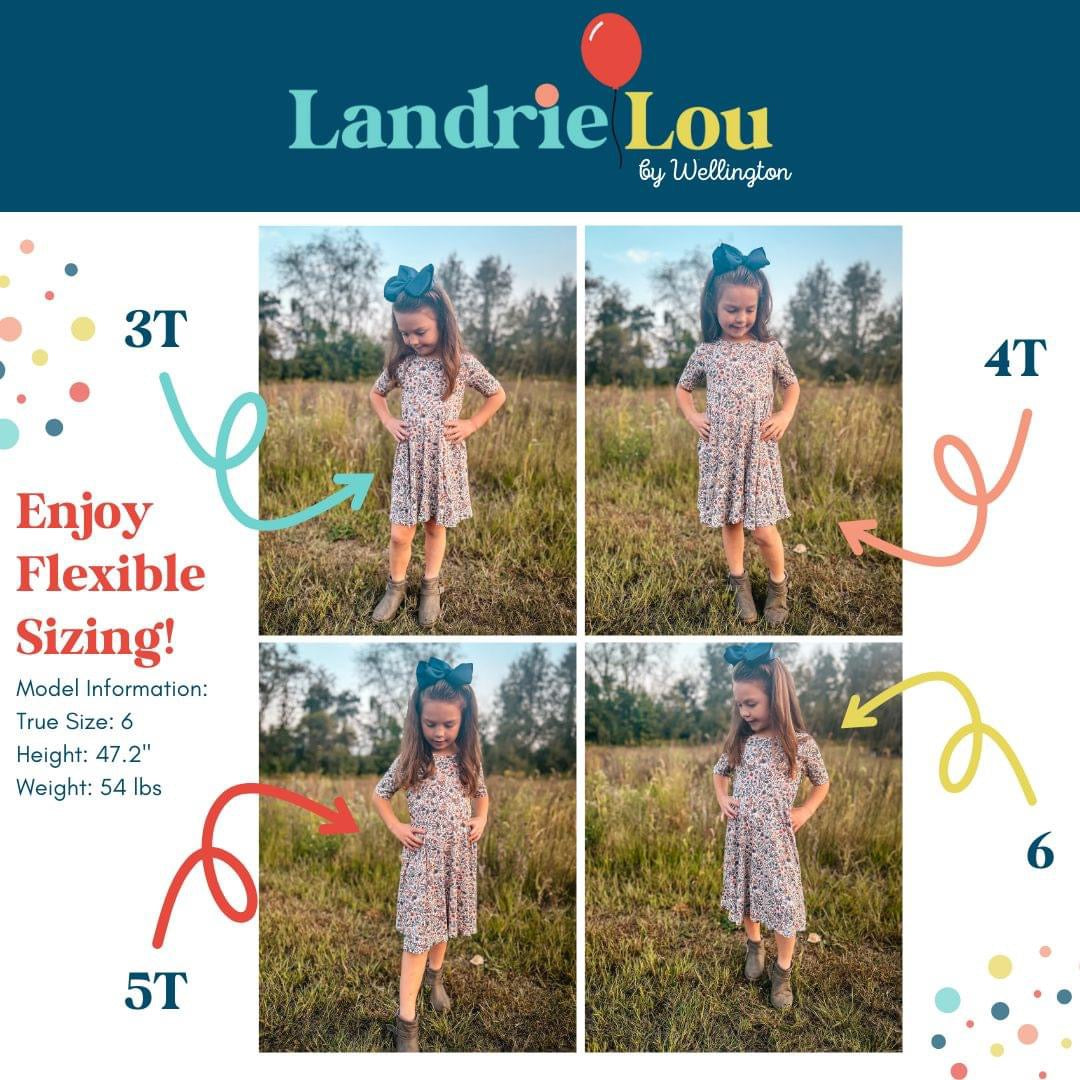 Winter Birds Twirl Dress by Landrie Lou