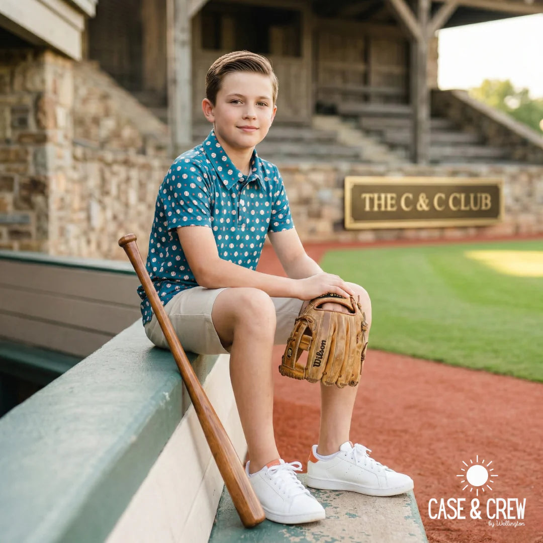 Baseball Star Polo by Case & Crew