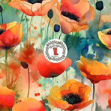 Load image into Gallery viewer, Orange Poppies Pant Set by Wellie Kate
